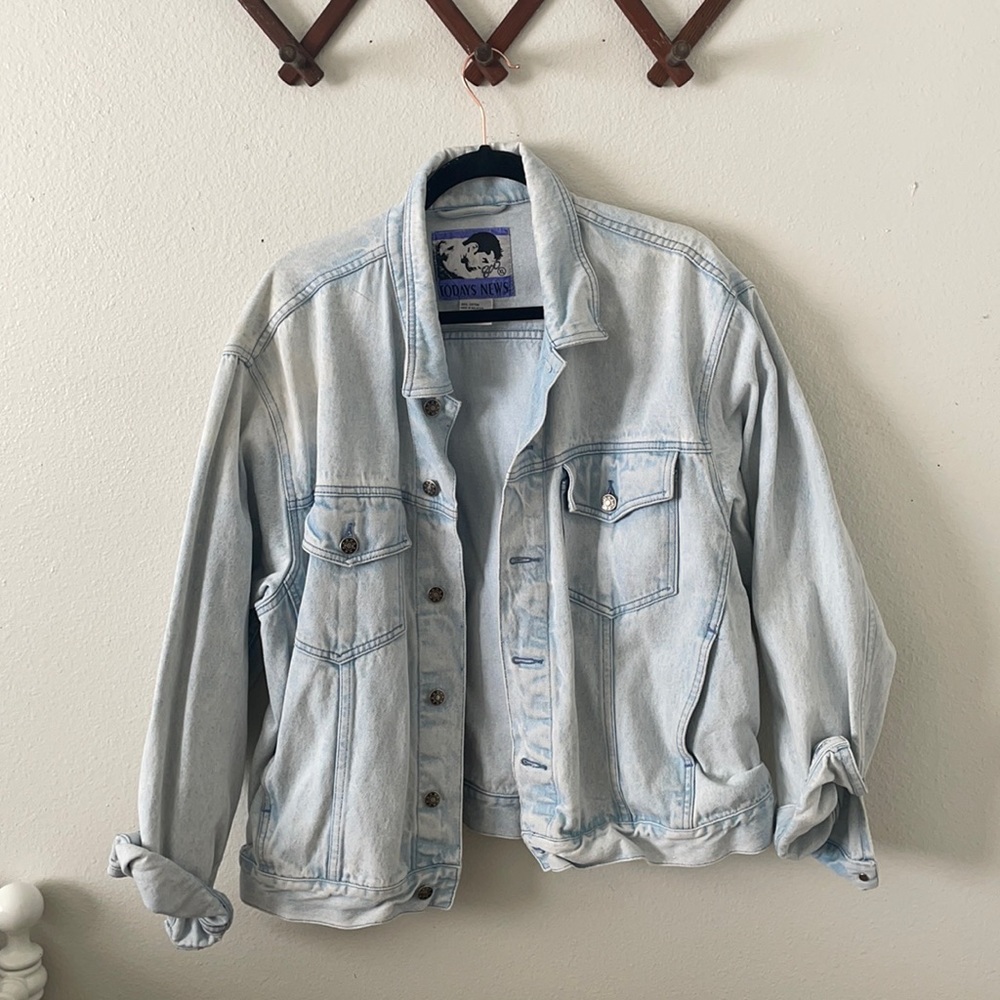 Vintage “Today’s News” Denim Jacket